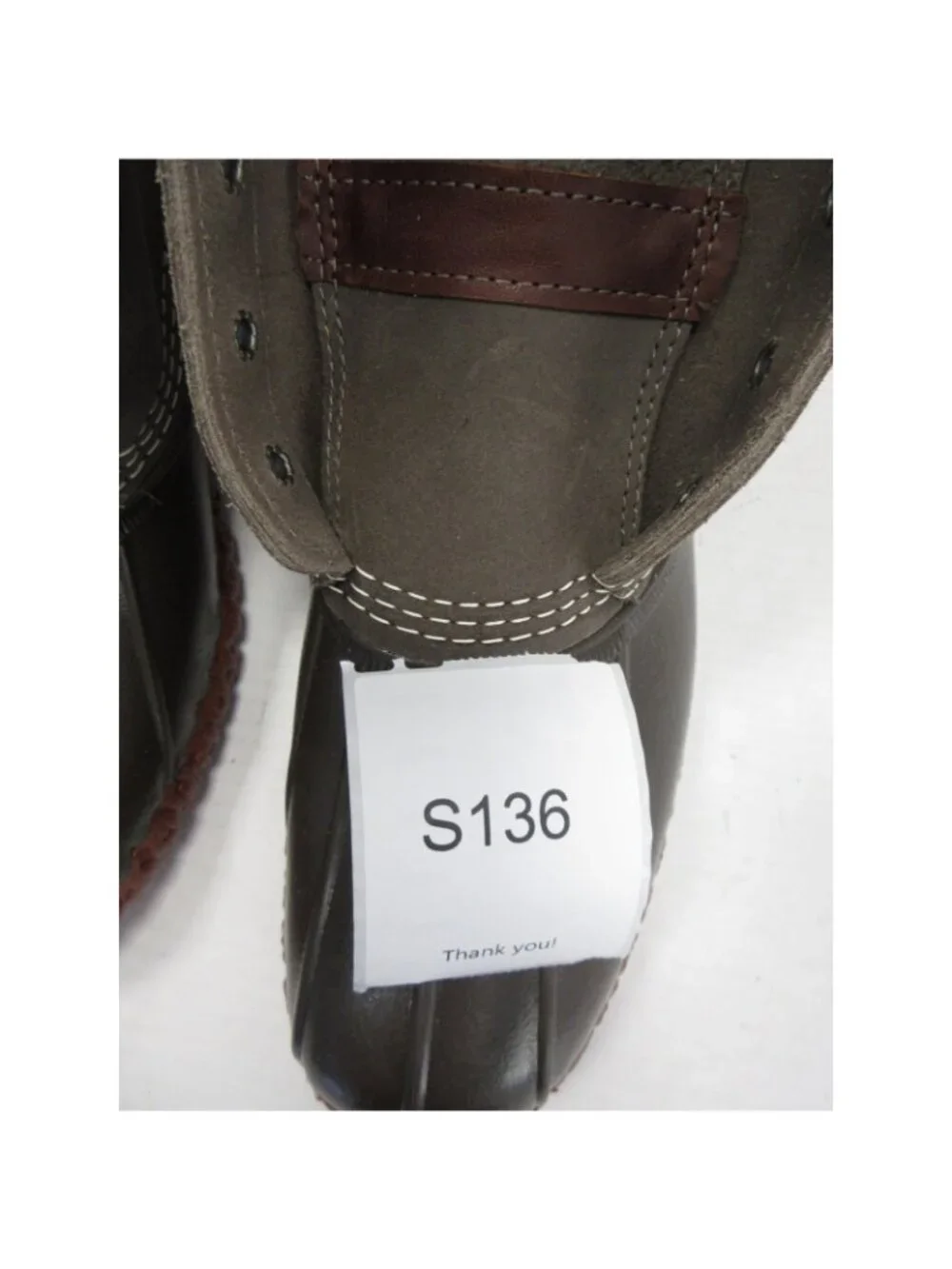 LL Bean Bean Boots 10 M Signature Primaloft Leather Insulated Duck USA